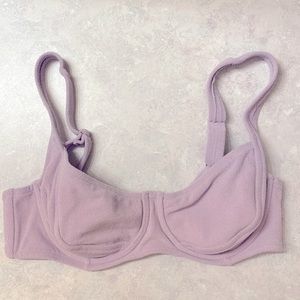 Purple Toweling Top